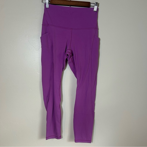 Lululemon Athletica Purple High-Waisted Leggings - Picture 1 of 3